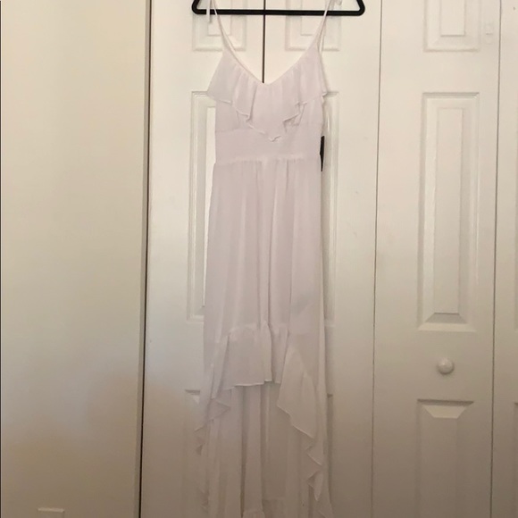 Guess chiffon ruffle maxi dress - Picture 2 of 3